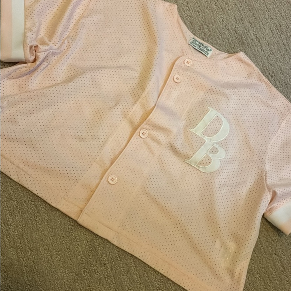 Dairy boy woman’s  Pink Baseball Jersey